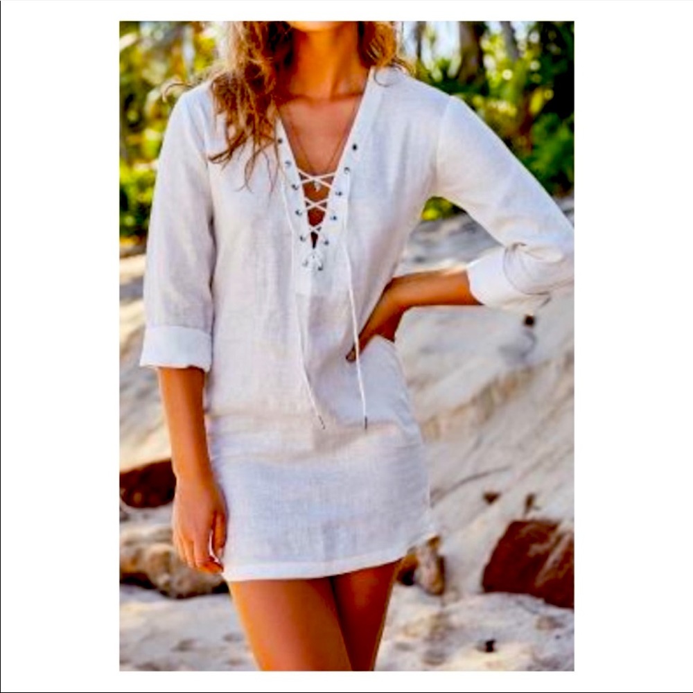 BNWT Mikoh Malama Dress in white